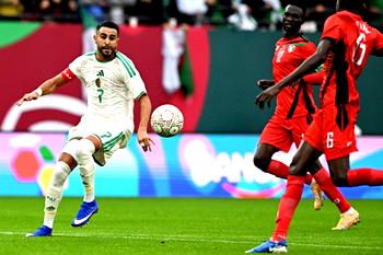 Mahrez leads Algeria to AFCON cruise against Sudan