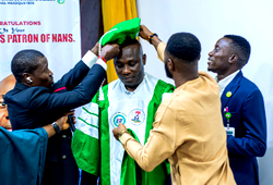 NANS inducts Hon. Ogunsola Olusina John as National Patron