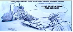 Cartoon: ‘Through email, Your Excellency, through email’