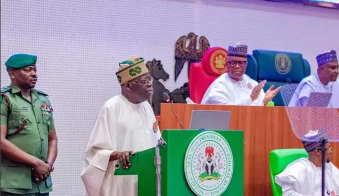 Breaking: Tinubu presents N58 trn 2026 budget