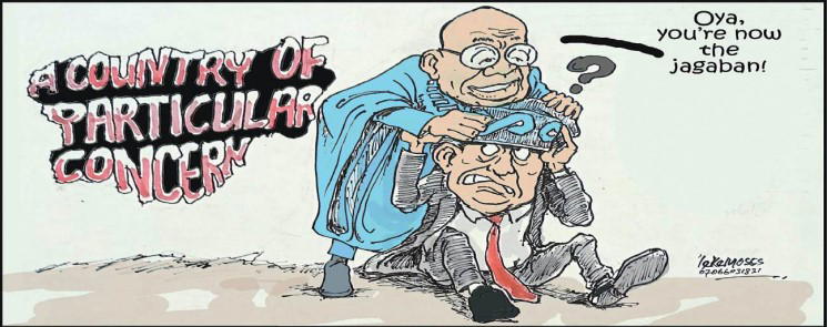 Cartoon: Friends of particular concern