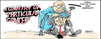 Cartoon: Friends of particular concern