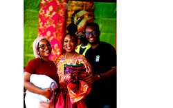 Shakara Trybe: Lagos gets first 30 Feet Xmas tree made of local fabric