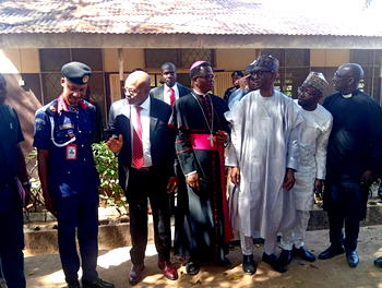 Ribadu visits Niger, reassures parents on swift rescue of abducted St. Mary’s Pupils
