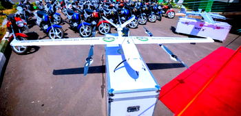 Enugu raises confidence as Gov Mbah launches hi-tech drones, equipment, patrol vans to boost security