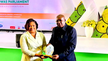 ECOWAS Parliament honours former Speaker Tunis