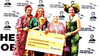 Victoria Ogoke wins ZODML Poetry Award