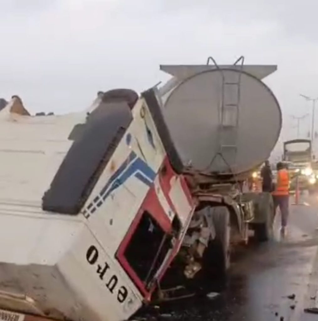 Two dead, several injured as tanker, truck crashes trigger massive gridlock on Lagos bridges