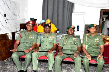 8 Division Nigerian army honours four elevated Brigadier Generals in grand decoration ceremony