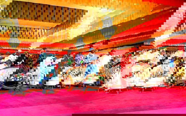 Obasanjo, Gowon, First Lady attend Christmas Carol in Aso Villa