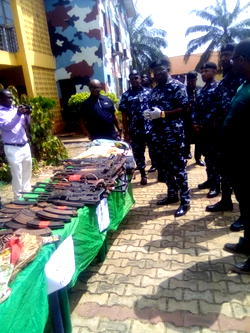 Delta Police arrest 627 suspected criminals, recover 144 arms and N36m ransom