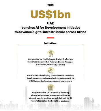 UAE launches $1bn ‘AI for Development’ initiative to advance digital infrastructure across Africa