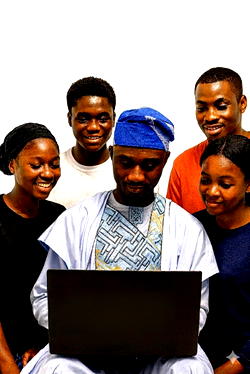 Nigerian medical doctor based in UK, Ayotomiwa, distributes 10,000 laptops to youths