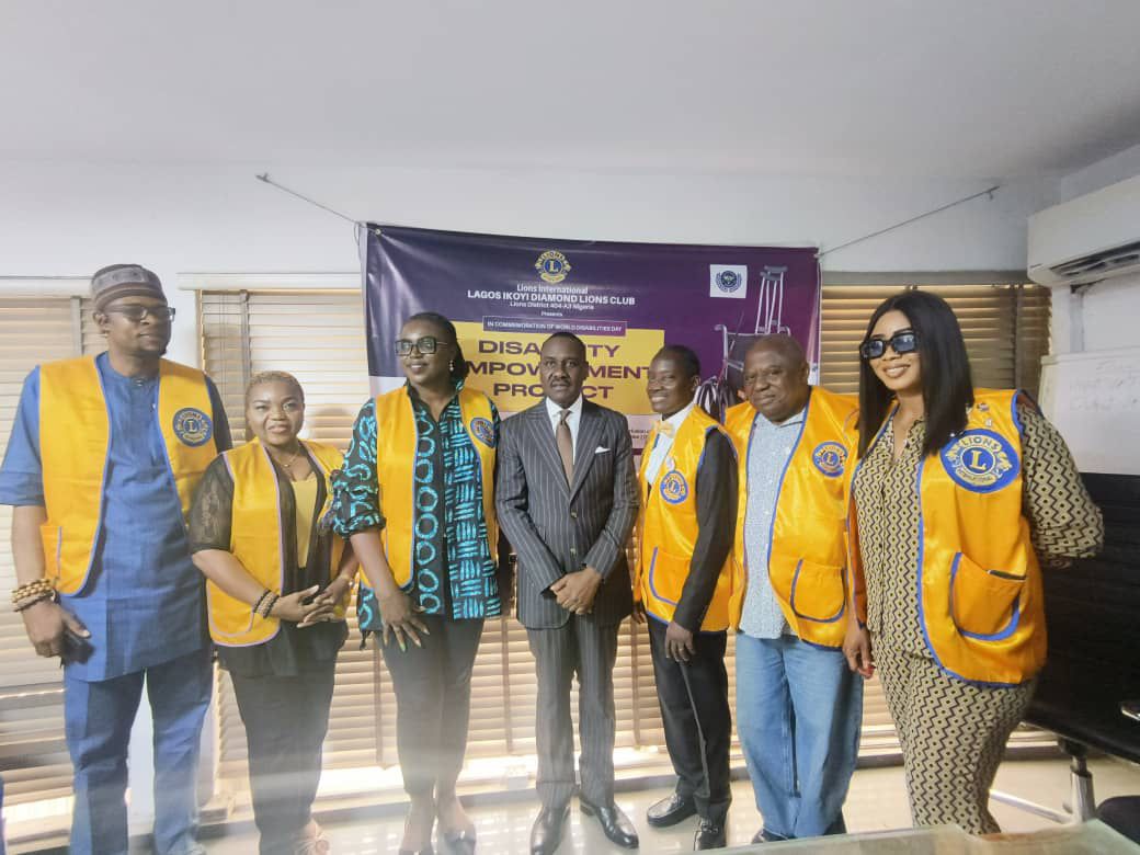 Ikoyi Diamond Lions Club marks World Disabilities Day with empowerment outreach in Lagos