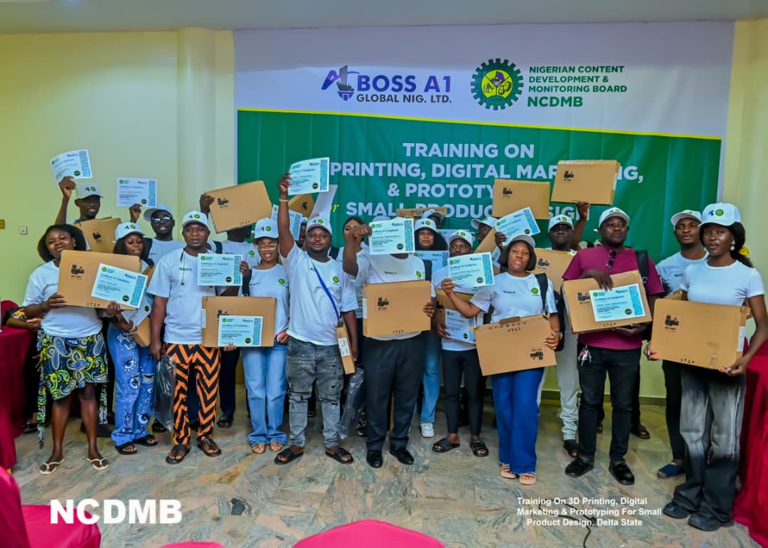NCDMB, Boss A1 Global Nigeria Limited empower youths with digital skills