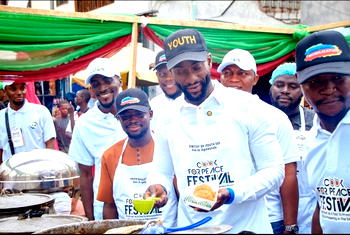 Food, games and dialogue unite Lagos community at Cook for Peace festival