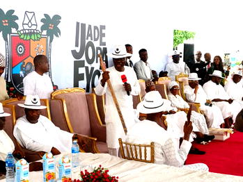 Sanwo-Olu hosts Jakande, Johnsons, Mogaji, Otedola families for 2025 Eyo Festival