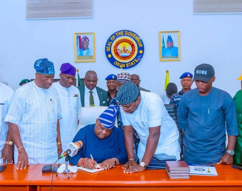 Adeleke signs 2026 Appropriation Bill into law