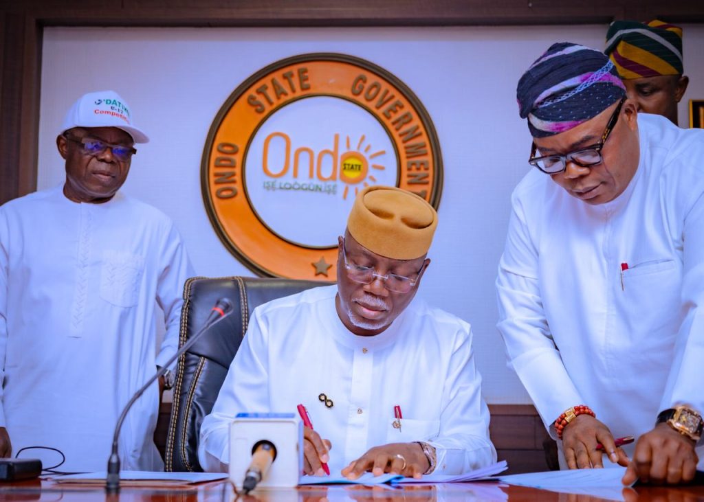 Aiyedatiwa signs N524bn 2026 budget into law