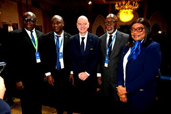 Amaju Pinnick joins global football leaders at FIFA plenary meeting in Doha