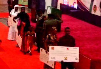 Army presents insurance cheques to families of fallen soldiers