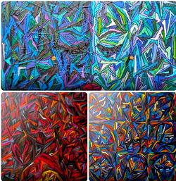 Greg Onyeka, Master of camouflage @ USA Exhibition