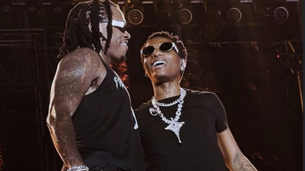 Wizkid joins Gunna on stage for surprise performance at Detty December Fest