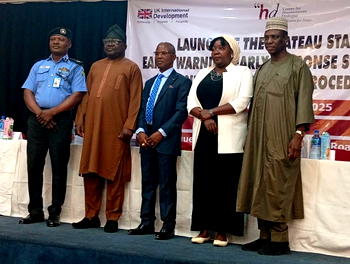 Plateau: EWER strategy launched for preventive security response