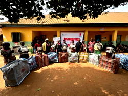FJDP distributes hygiene kits to vulnerable Yelewata IDPs in Makurdi