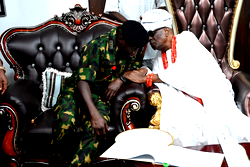 COAS visits Oba of Lagos, solicits traditional support for military operations