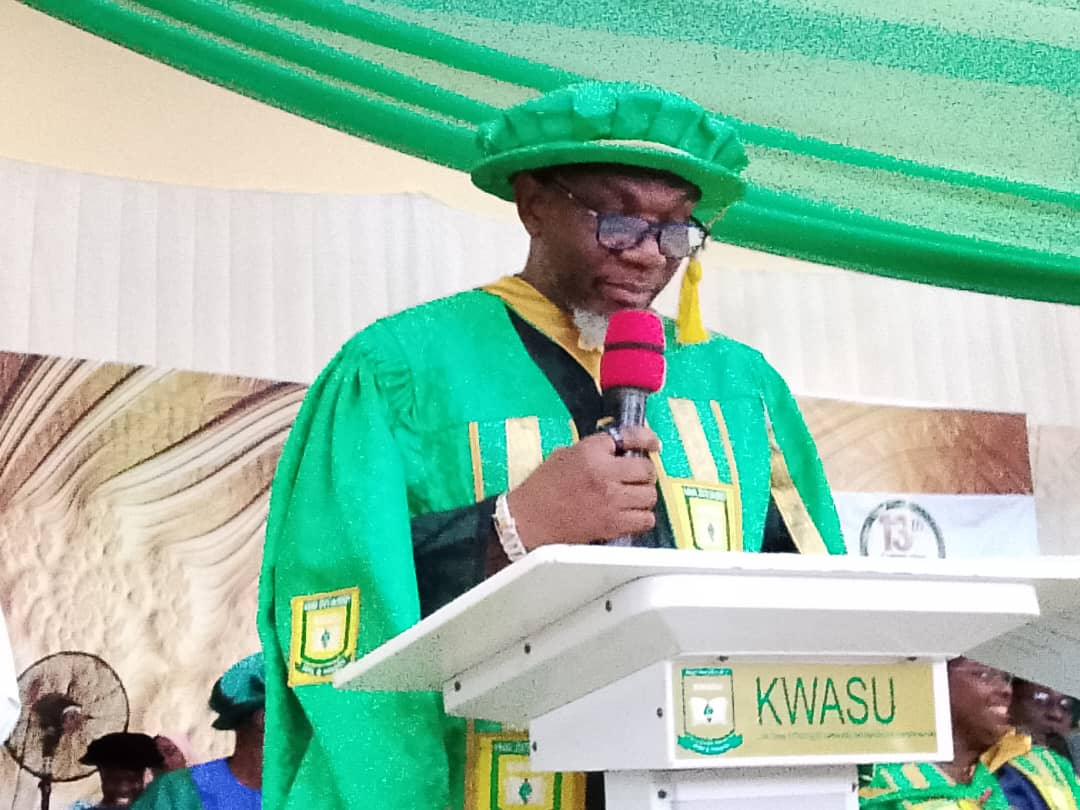 Roads to success, failure look alike, KWASU VC advises graduating students