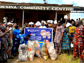 Fatade Olamilekan Idowu brings succor to Ibadan communities