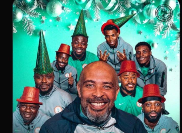 Super Eagles stars celebrate Christmas in Morocco, share cheerful video
