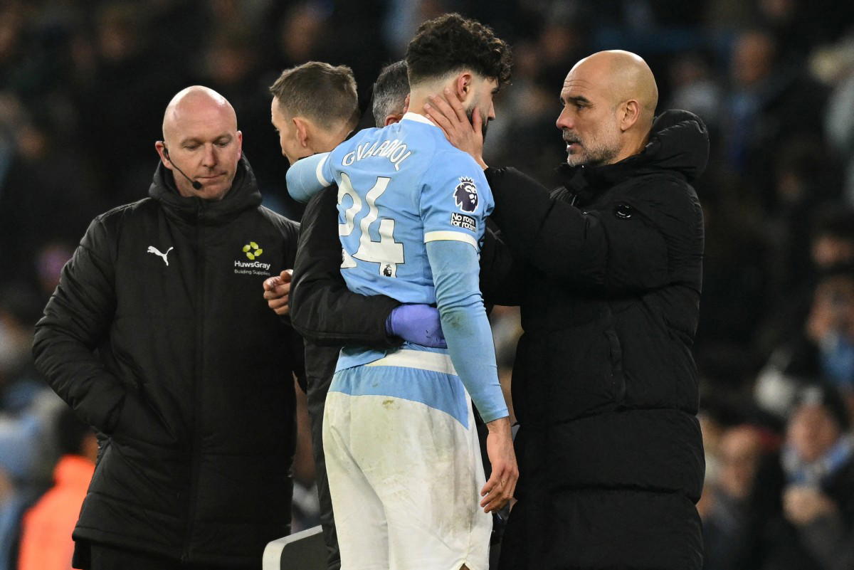 Man City’s Gvardiol out with broken leg