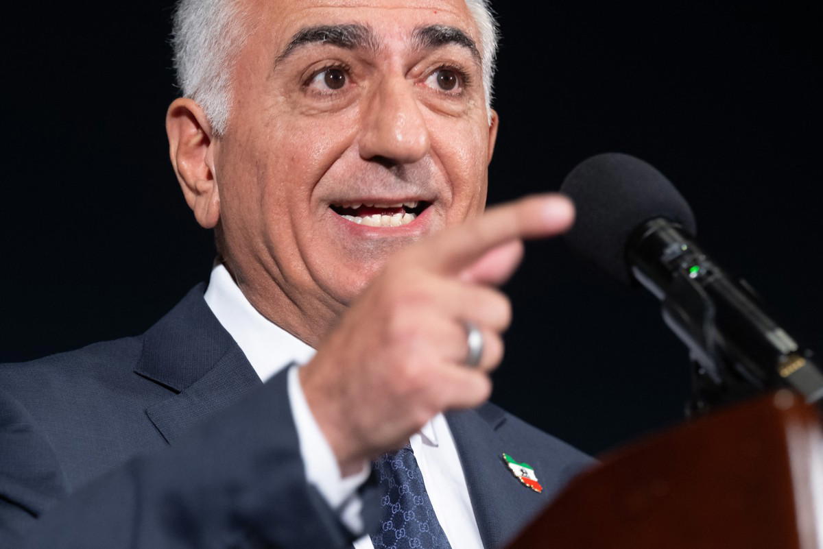 Son of Iran’s late shah says Islamic republic ‘will fall’