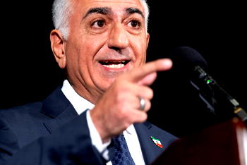 Son of Iran’s late shah says Islamic republic ‘will fall’