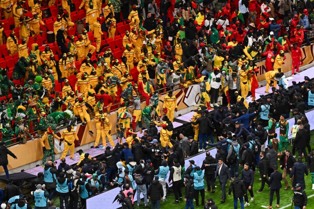 CAF to take ‘appropriate action’ after chaotic AFCON final scenes