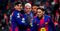 Fermin Lopez brace hands Barcelona win at Slavia Prague