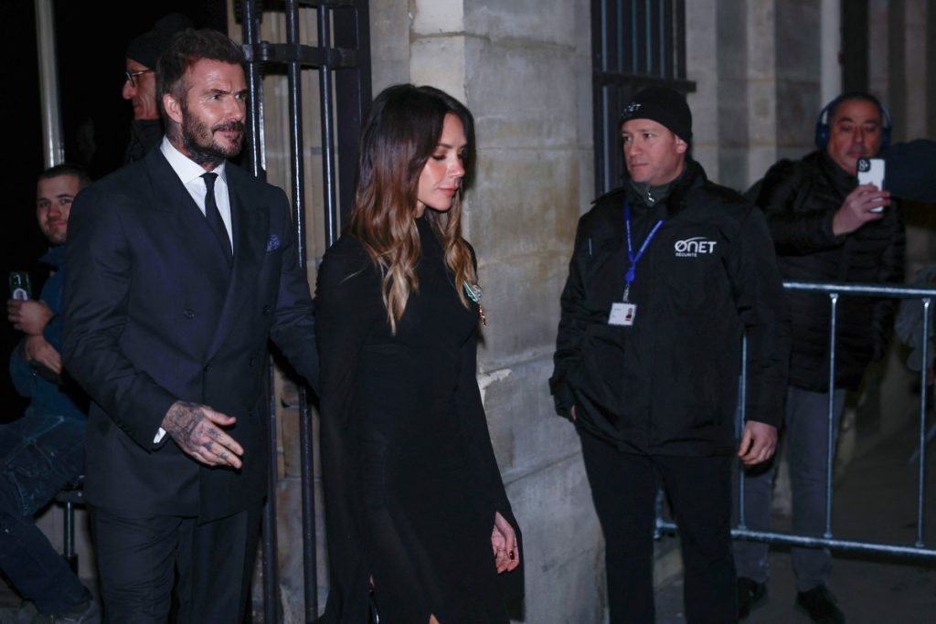 Victoria Beckham honoured in Paris amid family rift