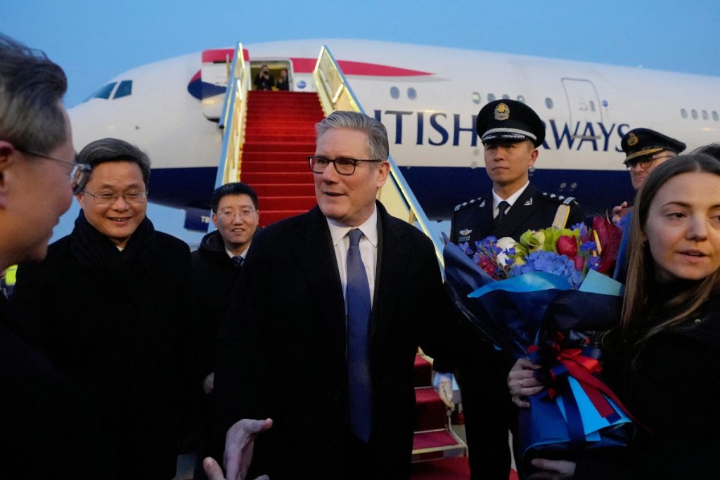 UK PM Starmer arrives in China to defend ‘pragmatic’ partnership