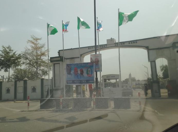 APC flags hoisted at Kano govt house