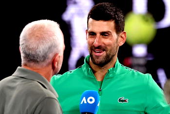Djokovic eases to opening win in latest bid for 25th major title
