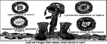 Cartoon: Current zeroes, sorry ‘heroes’ remember nothing that’s not money