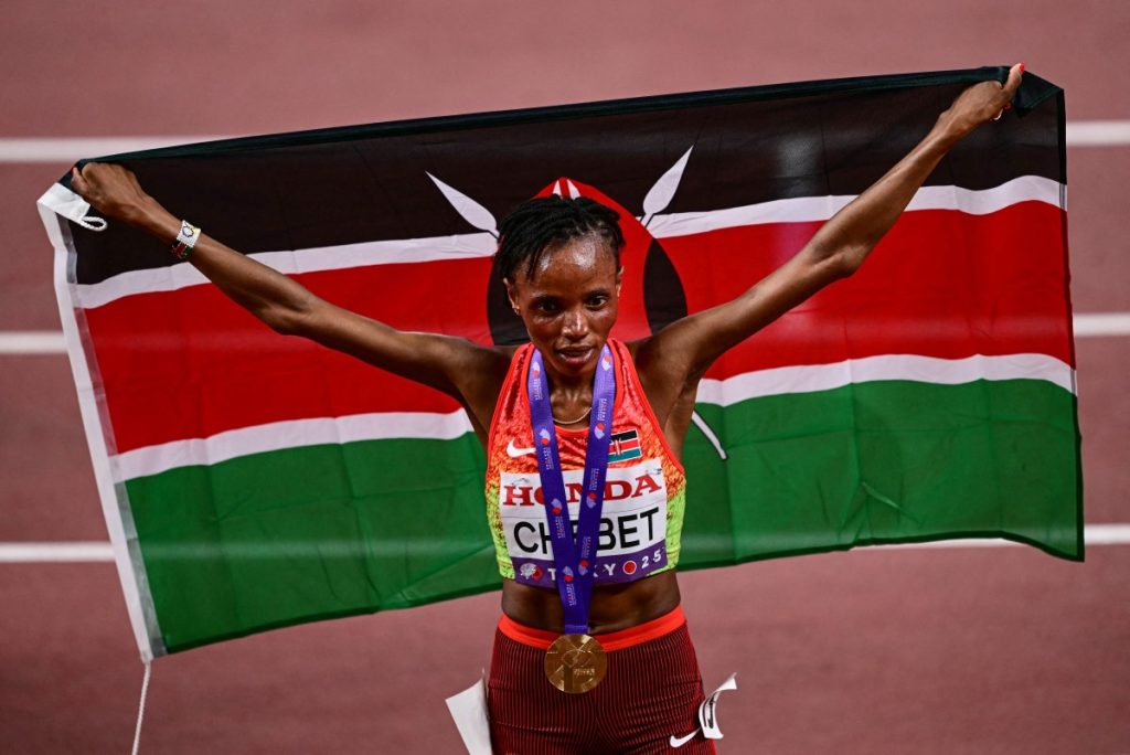 Double Olympic champion Chebet takes maternity break in 2026