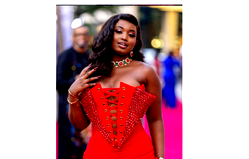 Kenyan actress, Claudia Naisabwa shines bright on AFRIMA 2026 red carpet