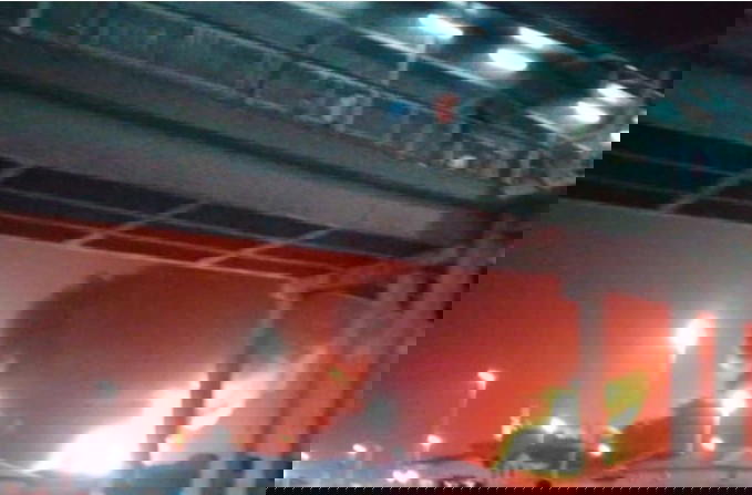 Video: Fire guts building at Alaba Suru, Mile 2 Axis, Lagos