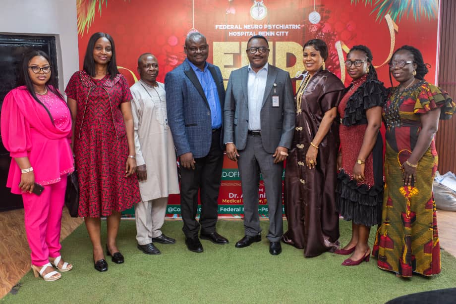 Benin Federal Neuropsychiatric Hospital celebrates retirees, honours outstanding staff
