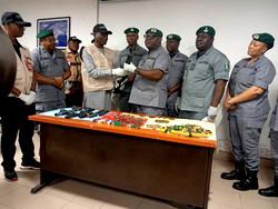 Customs hands over seized arms, ammunition uncovered from imported vehicles to NCCSALW 