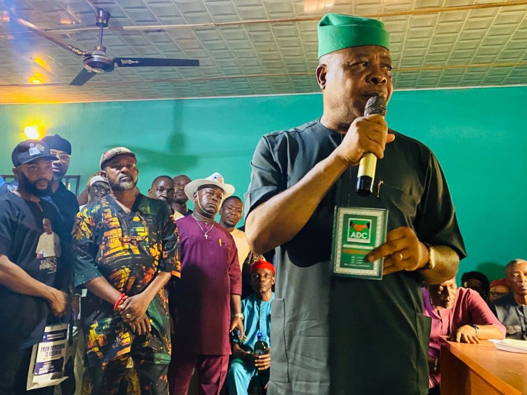 Ihedioha joins ADC, receives membership card