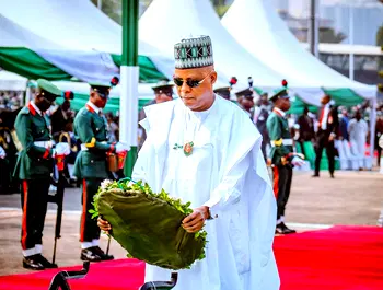 Tinubu absent as Shettima leads Armed Forces Remembrance Day tribute in Abuja